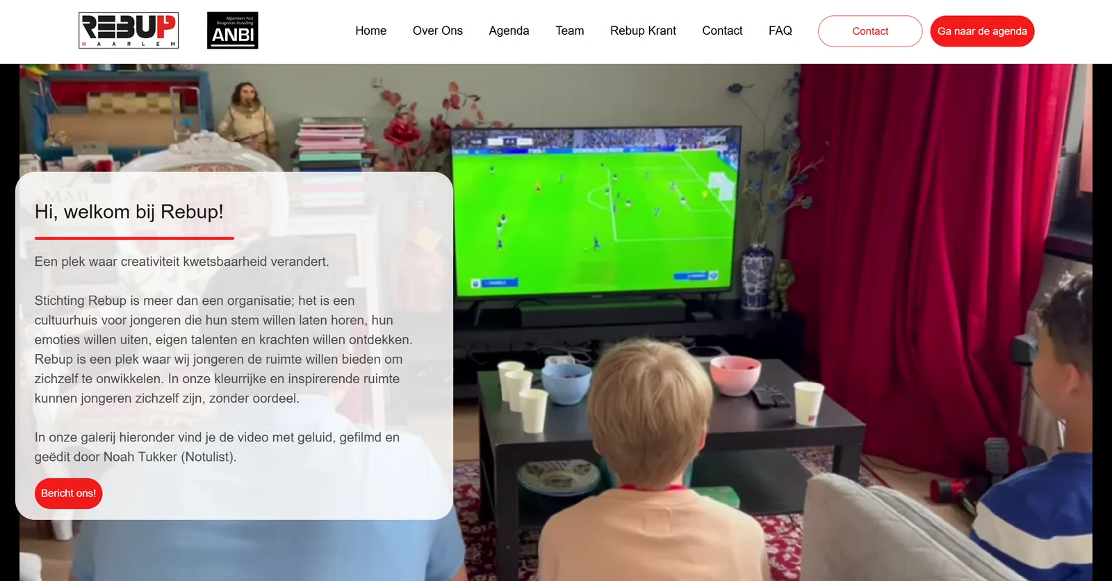 REBUP Haarlem website home page